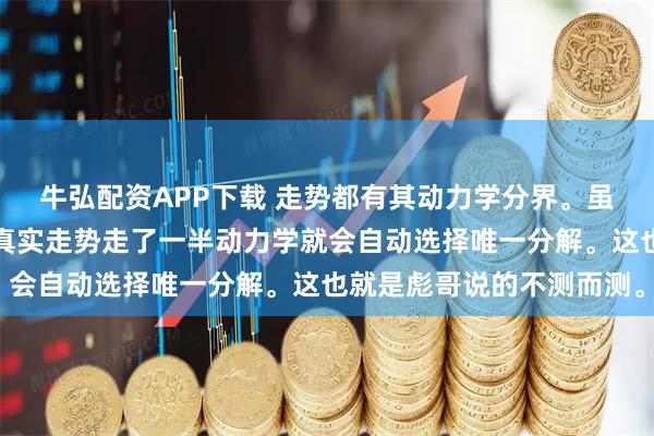 牛弘配资APP下载 走势都有其动力学分界。虽然分类可以几种。但是真实走势走了一半动力学就会自动选择唯一分解。这也就是彪哥说的不测而测。